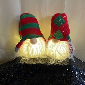 Aberlls (Set of 2) - Merry 
Christmas 7” W X 18” H Lighted Holiday Plush…